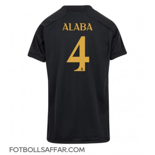 Real Madrid David Alaba #4 Tredjeställ Dam 2023-24 Kortärmad